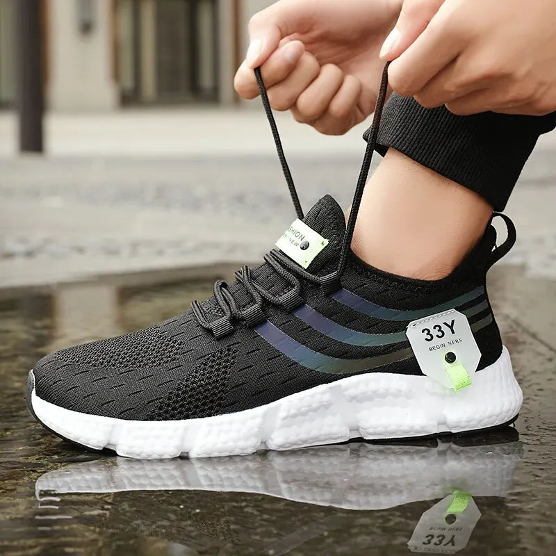 Men Casual Sport Shoes Breathable Lightweight Mesh Running