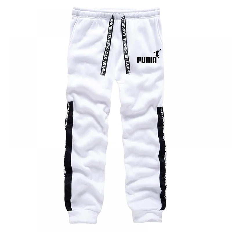 Mens Sports Tracksuit Hoodie Print Casual Gym Jogging Pants