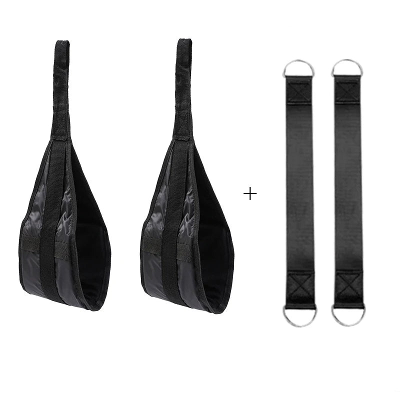 Fitness AB Sling Straps Heavy Duty Pull Up Bar Leg Raiser