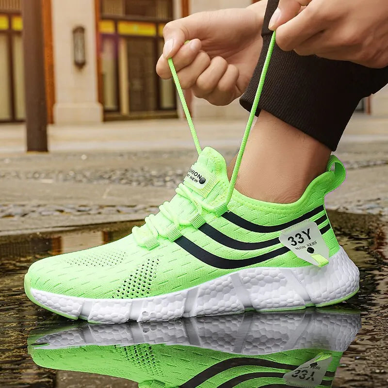 Men Casual Sport Shoes Breathable Lightweight Mesh Running
