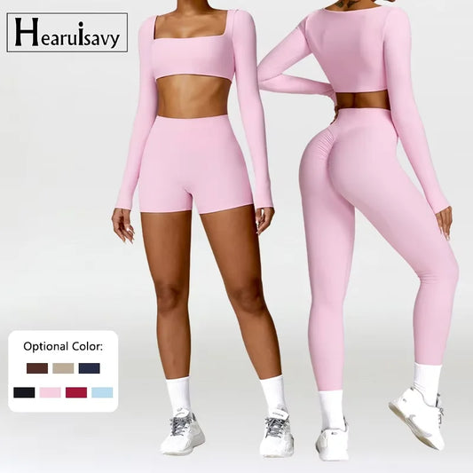 Women Tracksuit 2PCS Yoga Suit Quick Dry Gym Running Set