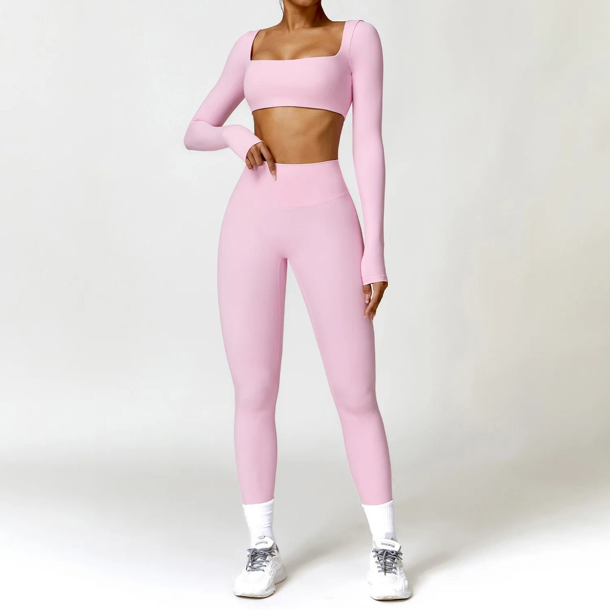 Women Tracksuit 2PCS Yoga Suit Quick Dry Gym Running Set