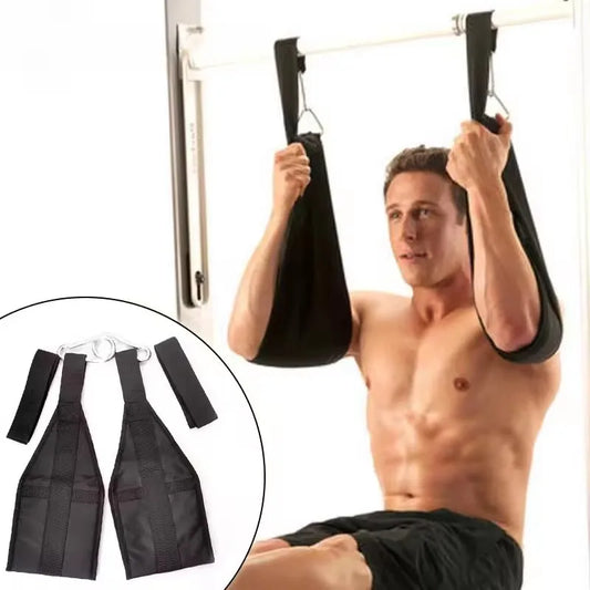 Fitness AB Sling Straps Heavy Duty Pull Up Bar Leg Raiser