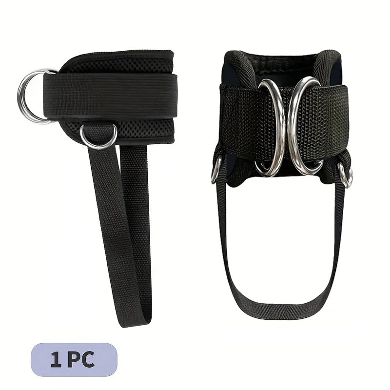 Fitness Ankle Straps Adjustable D-Ring Gym Leg Workout Cuffs
