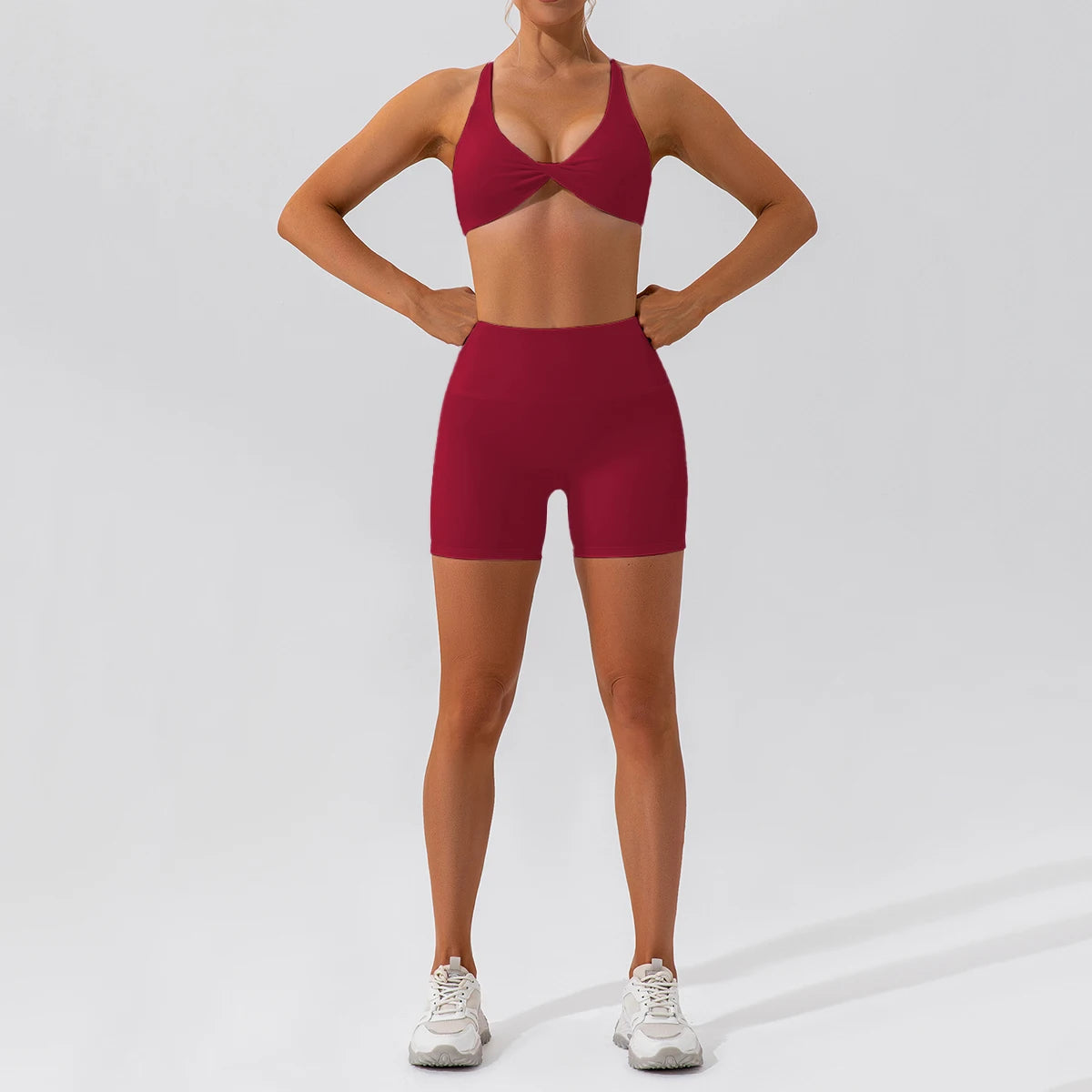 Women Tracksuit 2PCS Yoga Suit Quick Dry Gym Running Set