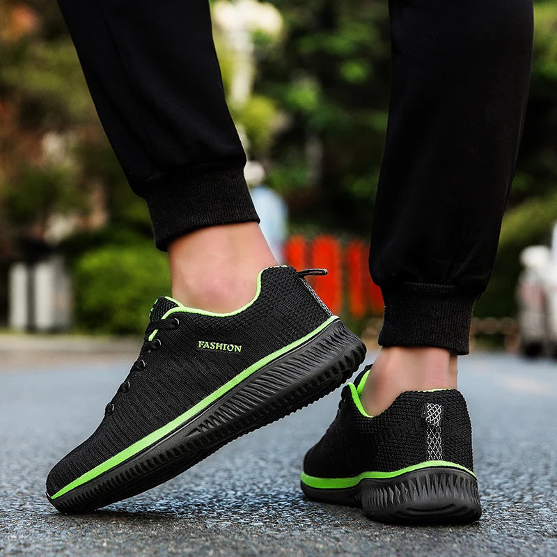 Men Running Sneakers Lightweight Breathable Mesh Casual Shoes