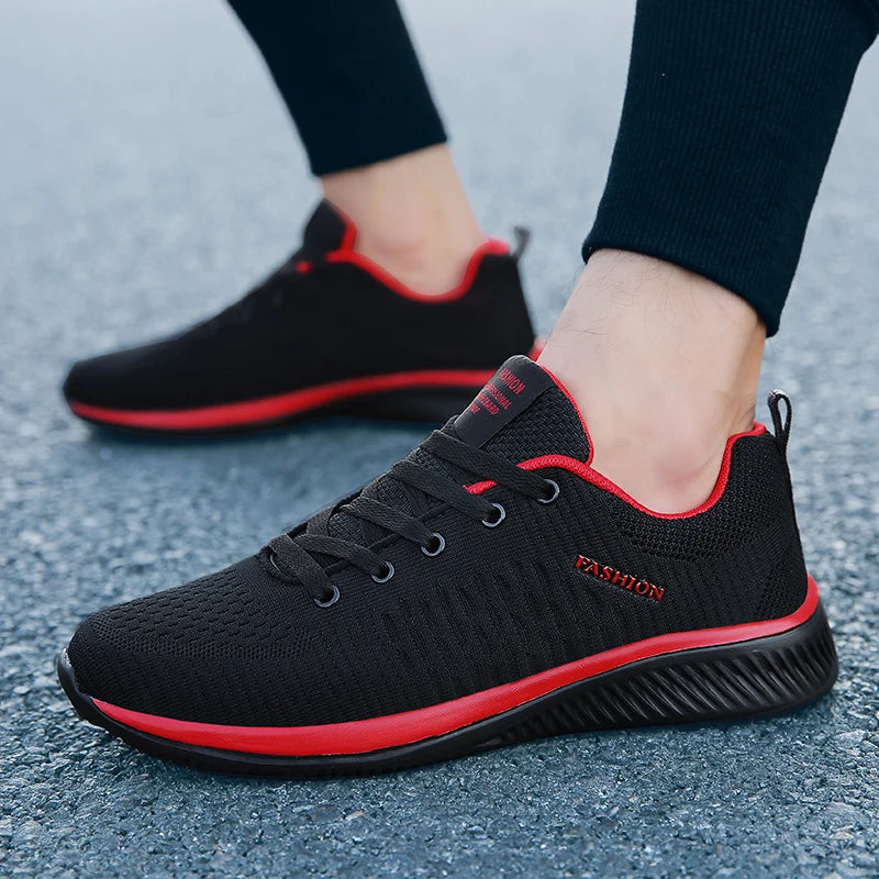 Men Running Sneakers Lightweight Breathable Mesh Casual Shoes