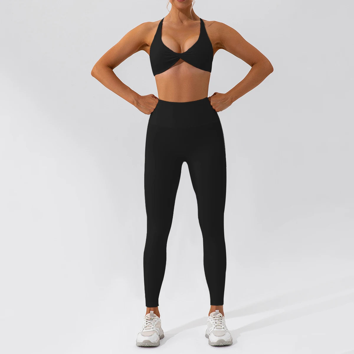 Women Tracksuit 2PCS Yoga Suit Quick Dry Gym Running Set