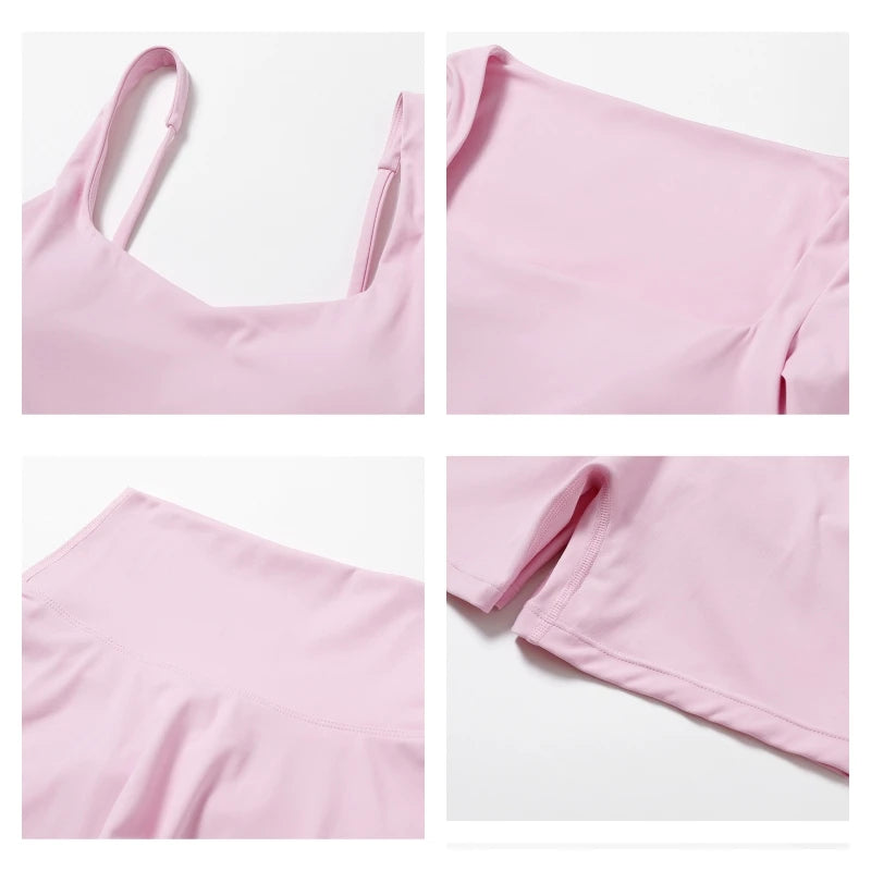 Women Tracksuit 2PCS Yoga Suit Quick Dry Gym Running Set
