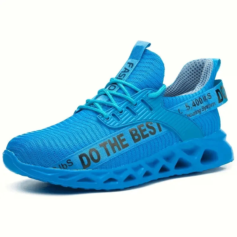 Safety Shoes Men Steel Toe Lightweight Anti Smash Work Sneakers