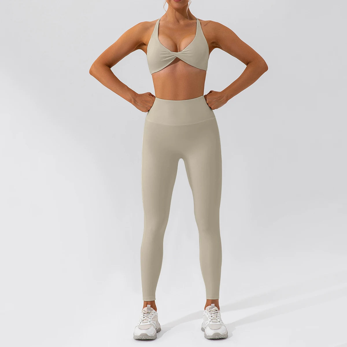 Women Tracksuit 2PCS Yoga Suit Quick Dry Gym Running Set