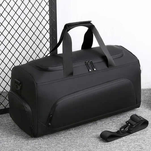 Sports Gym Bag Large Capacity Travel Duffel Shoes Storage